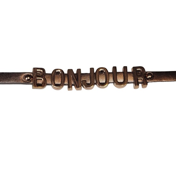 3/ $15 BCBGeneration Bonjour Bracelet Rose Gold Bronze - Picture 2 of 10